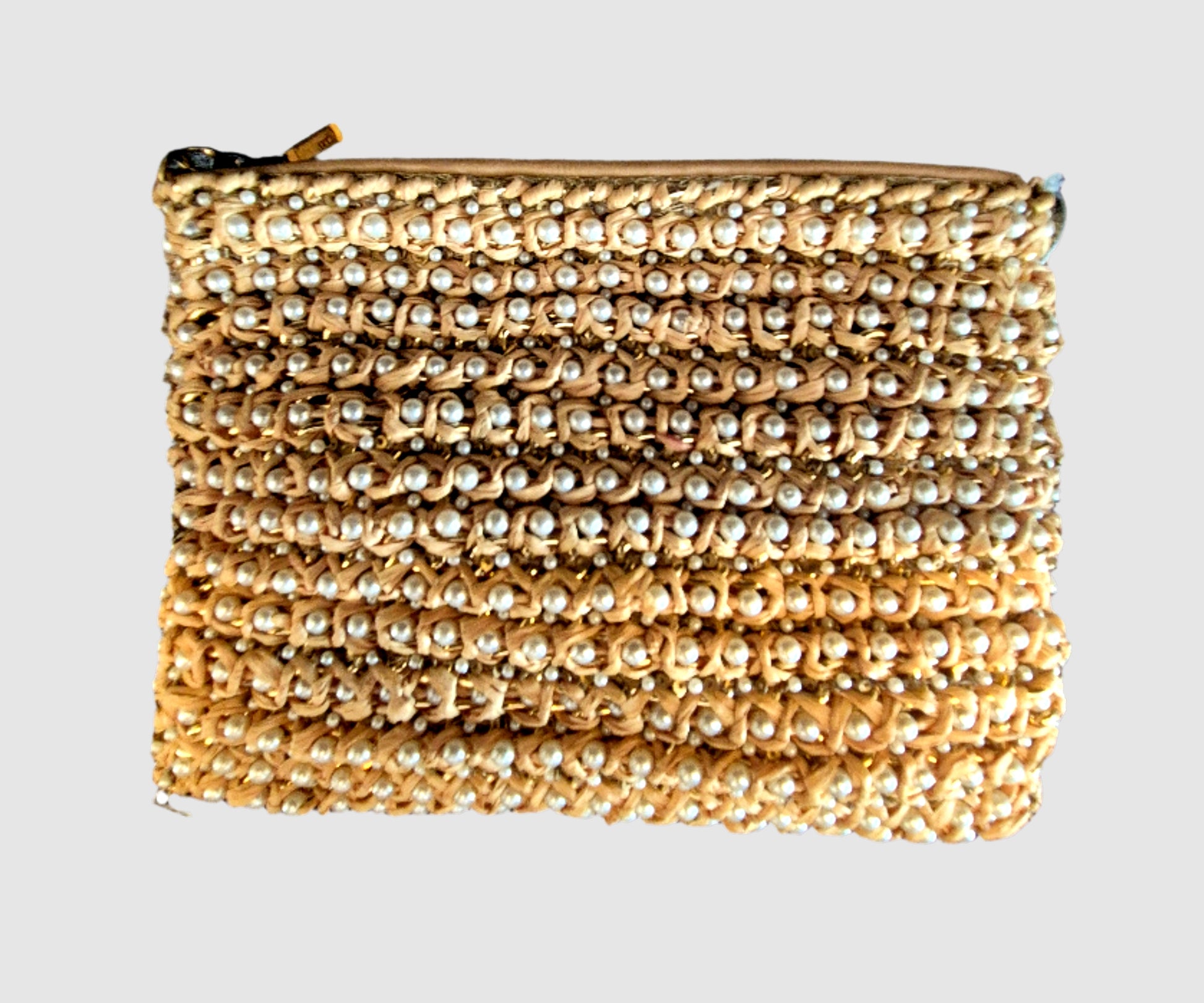 The Paros Beige Clutch