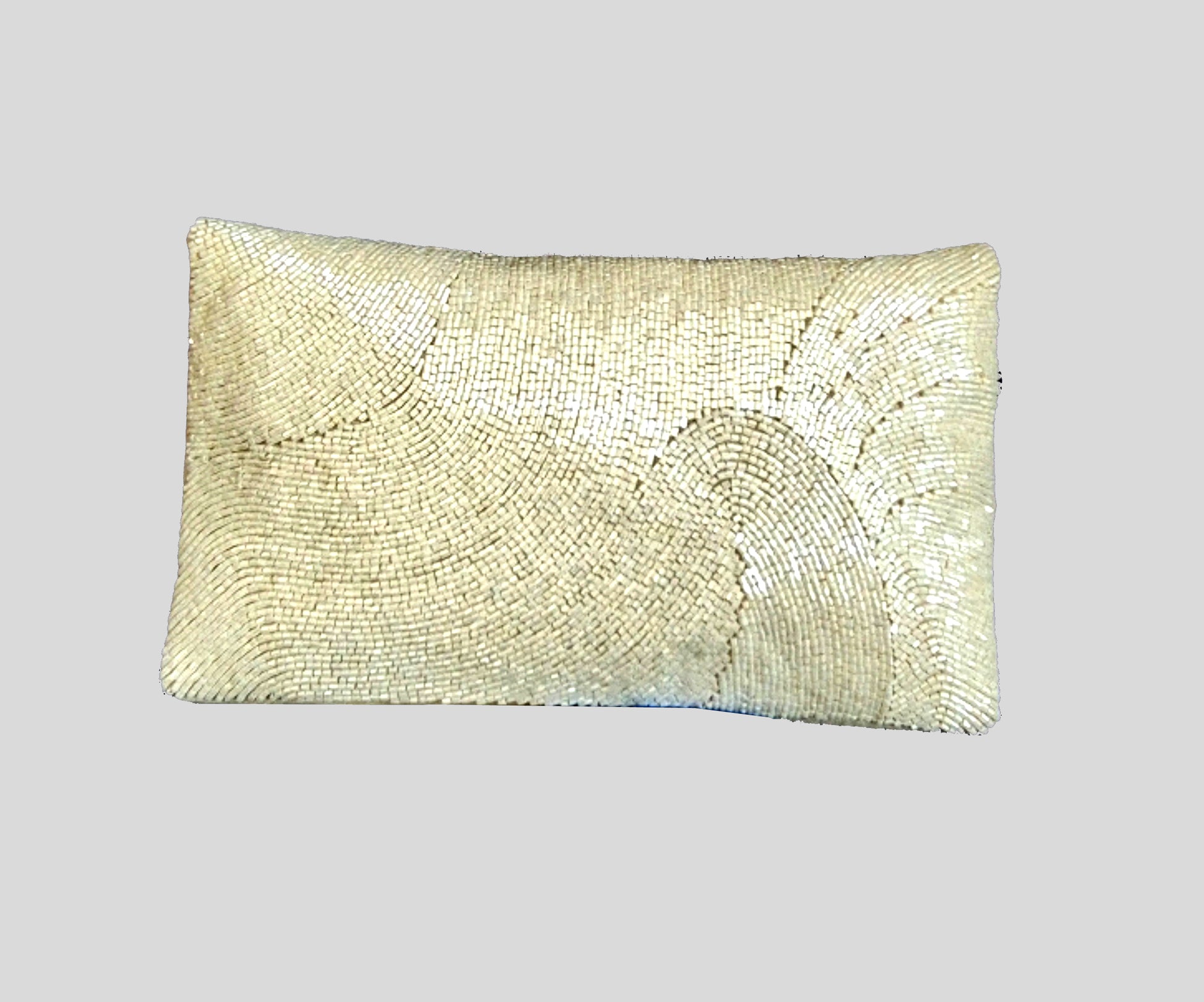 The Swirl White Clutch