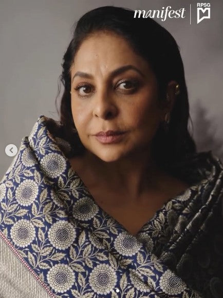 Banarasi Katan Silk New Marigold Saree in Dark Blue (As Seen on Shefali Shah)