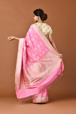 Load image into Gallery viewer, Banarasi Silk Phool Bahar Buta Saree
