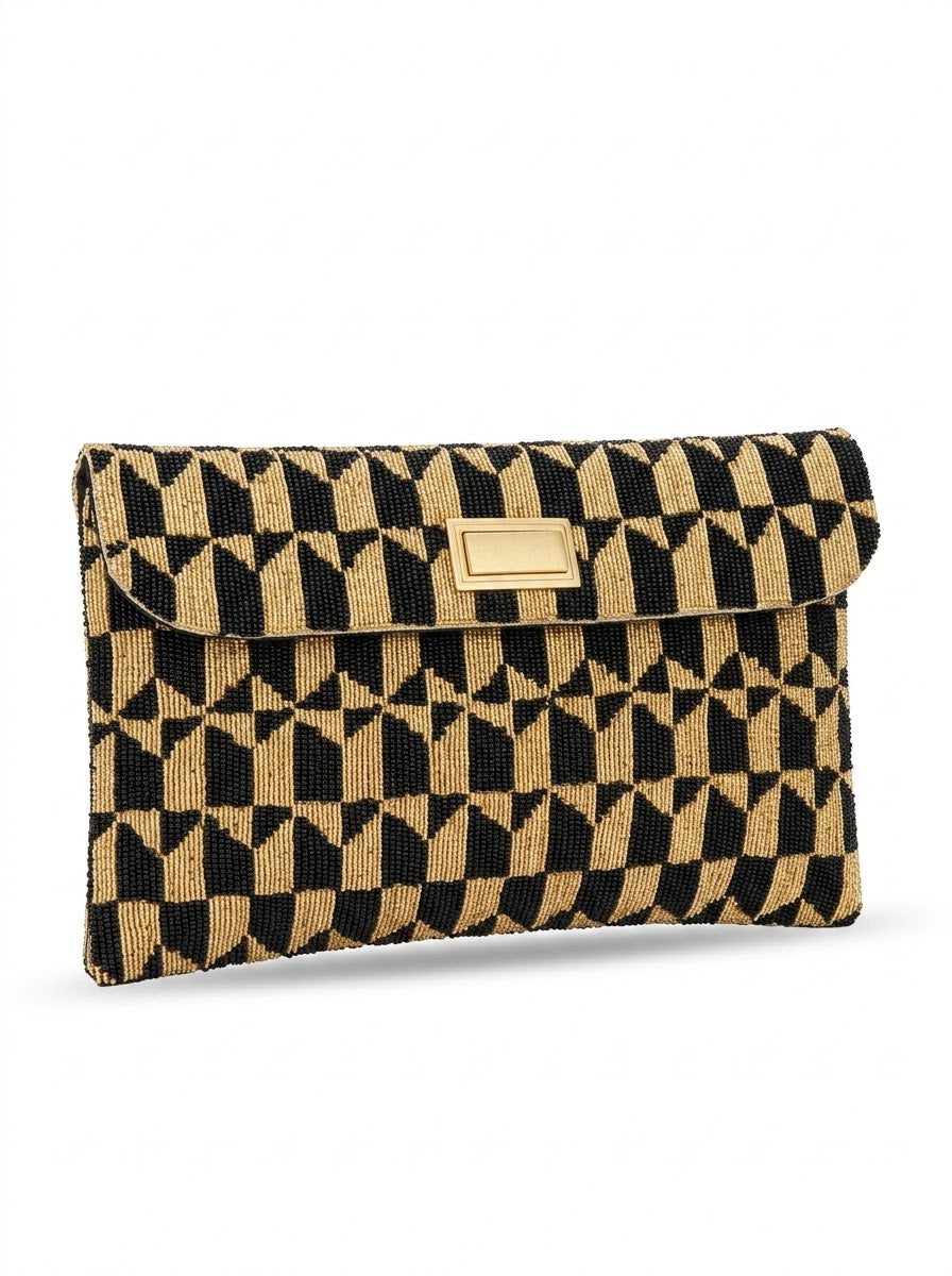 The Ginerva Black Clutch
