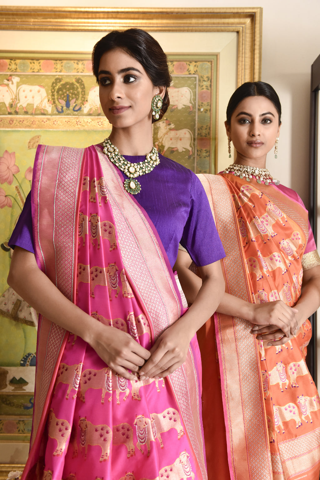 Taapsee Pannu  in our Banarasi Silk Nandi....