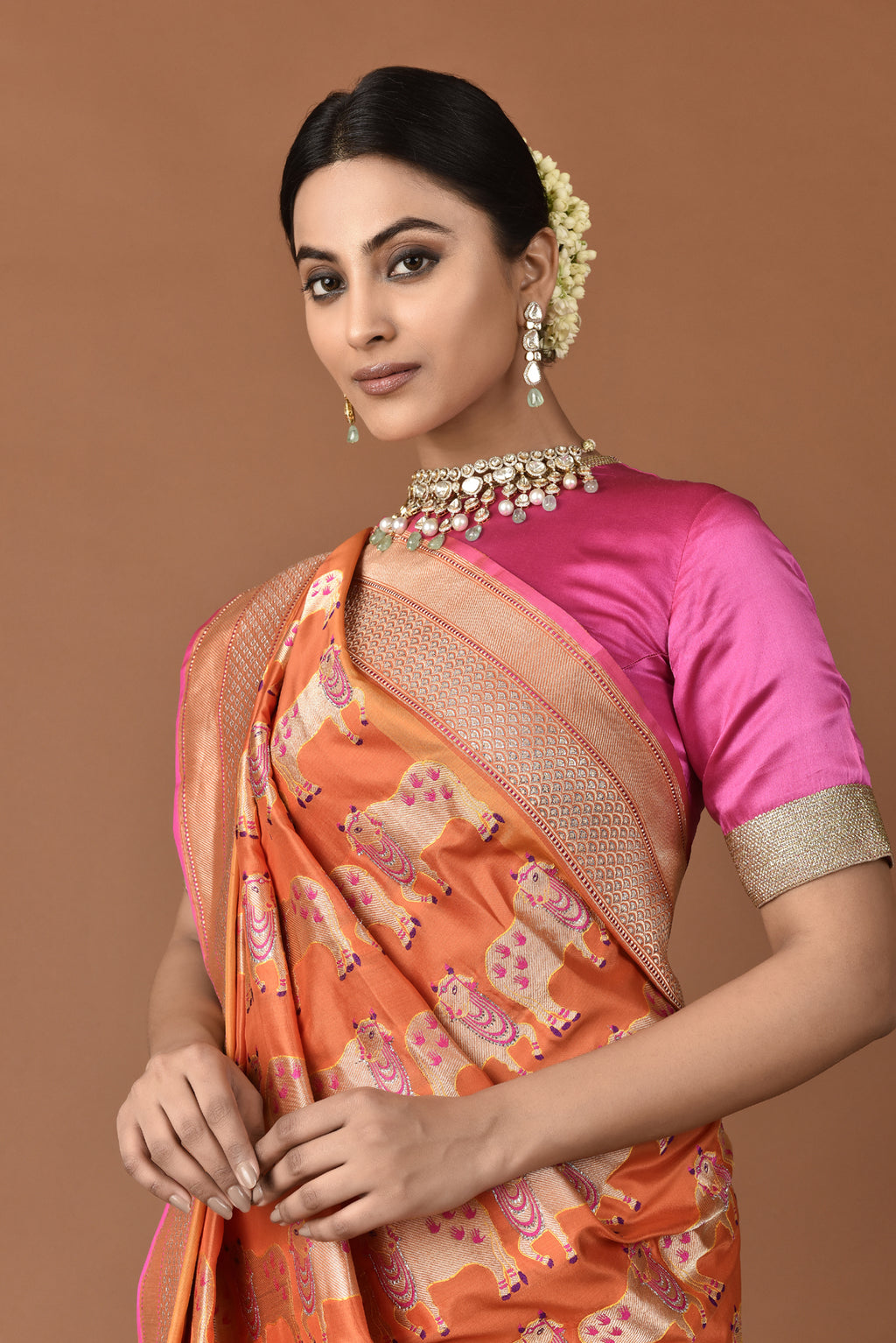 Taapsee Pannu  in our Banarasi Silk Nandi....