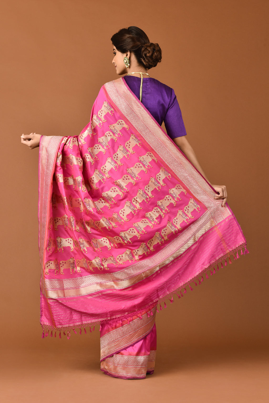Taapsee Pannu  in our Banarasi Silk Nandi....