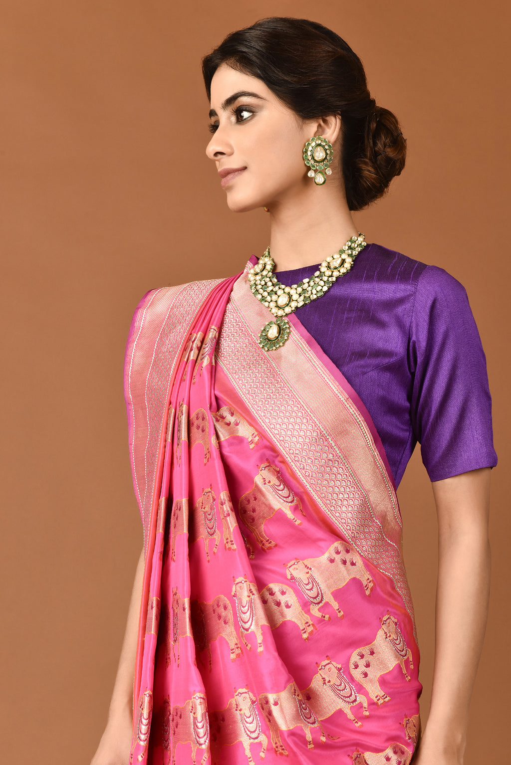 Taapsee Pannu  in our Banarasi Silk Nandi....