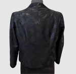 Load image into Gallery viewer, Dupion Silk Diamond Jaal Embroidered Jacket
