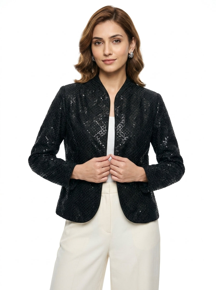 Embroidered Indian Jackets for Women — Dupion Silk, Velvet & Linen