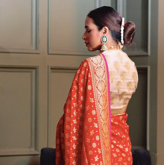 Banarasi Silk Old Legacy Red Red Saree