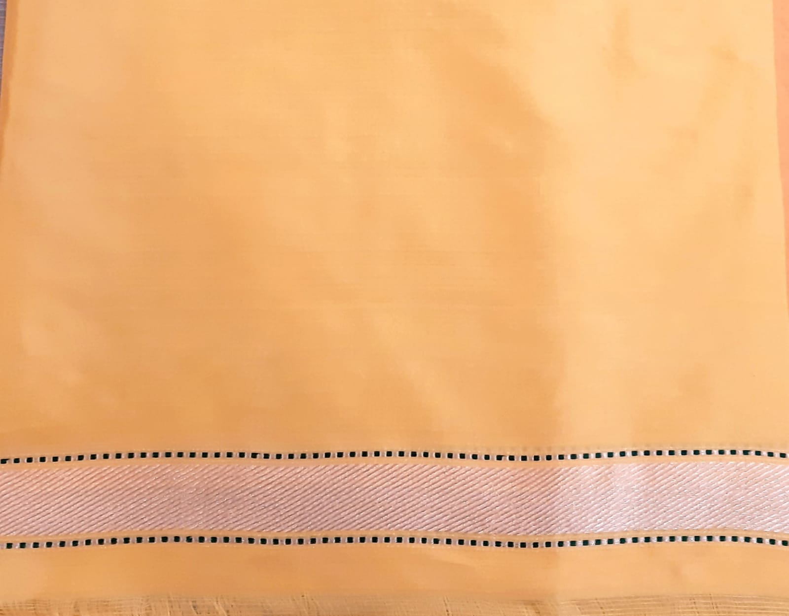 Banarasi Silk Big Parrot Jaal Yellow Saree