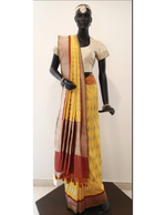 Load image into Gallery viewer, Banarasi Silk Bandhanwar Yellow Saree
